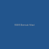 5005 Boncuk Mavi
